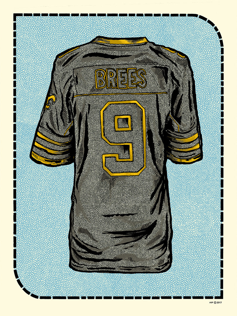 "D. Brees Jersey" by Zissou Tasseff-Elenkoff