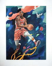 Load image into Gallery viewer, &quot;Fly Away (DeMar DeRozan)&quot; by Myron Laban
