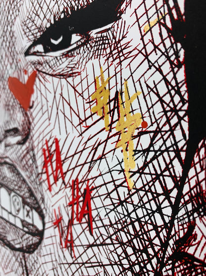 "This Ain't Free" Hand Embellished 2 by Dwight White