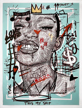 Load image into Gallery viewer, &quot;This Ain&#39;t Free&quot; Hand Embellished 3 by Dwight White
