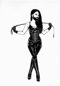 "Bearded Lady in Latex" by Earth To Monica