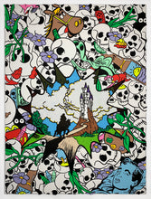 Load image into Gallery viewer, &quot;A Noble Stead, A Boy Asleep, &amp; A Box of Crayons&quot; Hand Embellished 2 by Griffin Goodman
