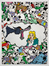 Load image into Gallery viewer, &quot;A Noble Stead, A Boy Asleep, &amp; A Box of Crayons&quot; Hand Embellished 3 by Griffin Goodman
