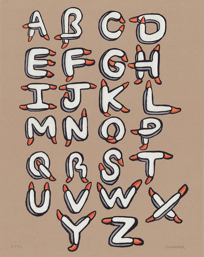 "Goosenek Alphabet" by Goosenek