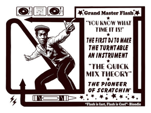 "Grand Master Flash // Loaded Guns 2 Exclusive" by Adam Shortlidge