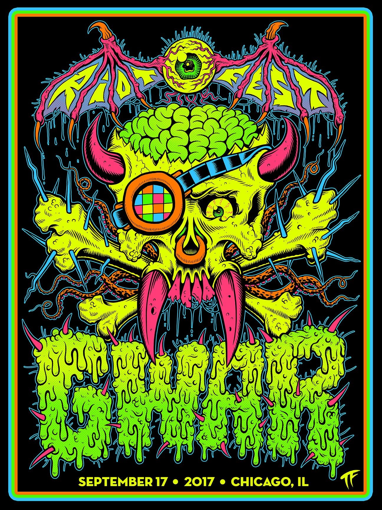 Gwar Riot Fest 2017 Print