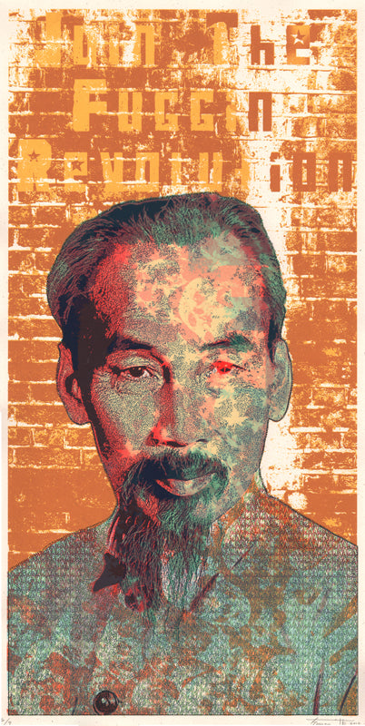 Ho Chi Minh Revolutionary Print by Fugscreens Studios