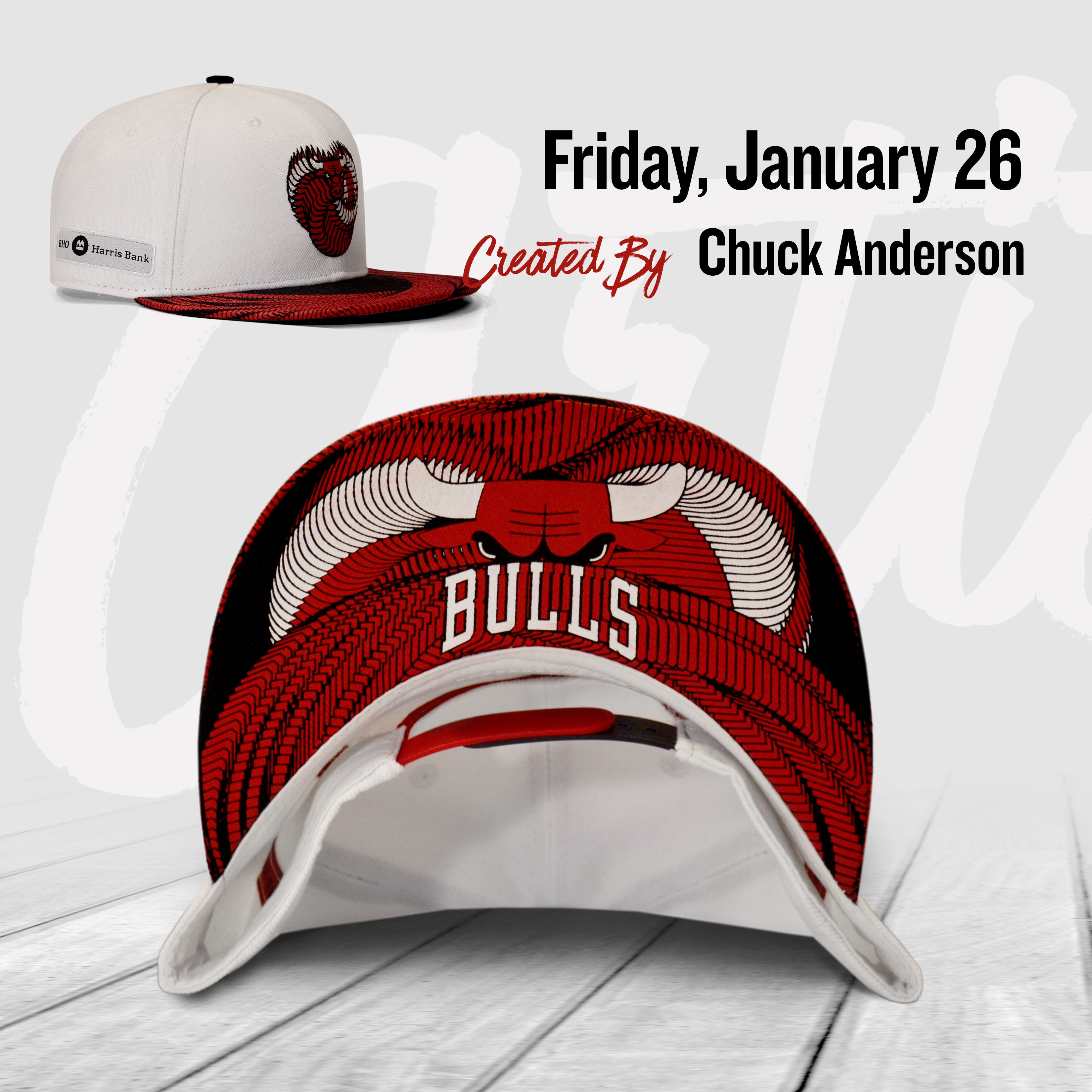 BMO Harris Artist Hat Series - Chuck Anderson