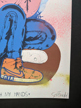 Load image into Gallery viewer, &quot;Father Stretch My Hands&quot; Hand Embellished 3 by Sentrock
