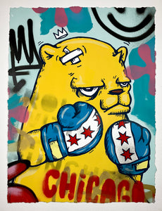 "Chicago Classic Hand Embellished 2" by JC Rivera