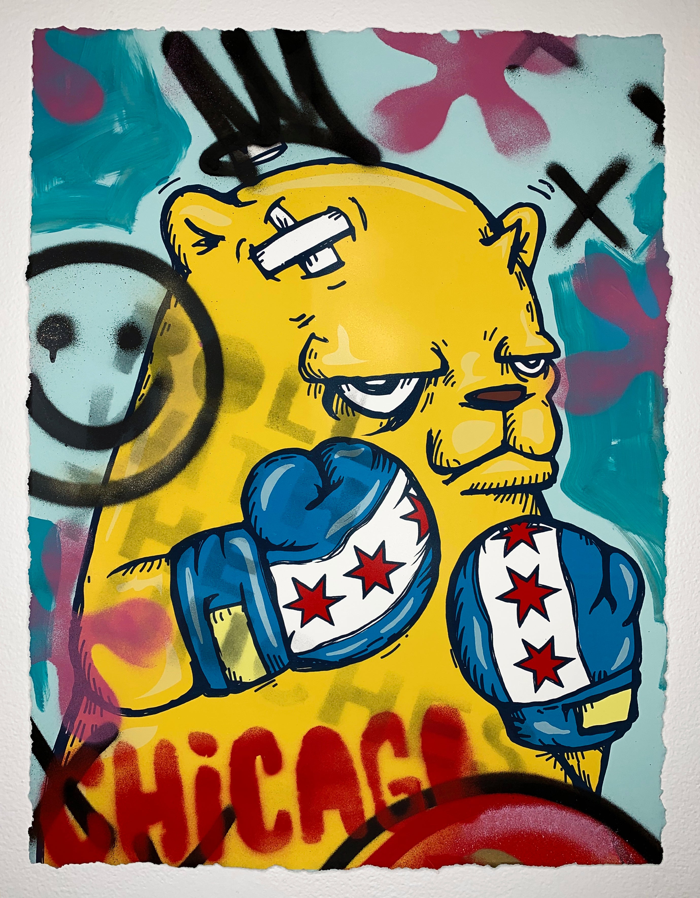 "Chicago Classic Hand Embellished 4" by JC Rivera