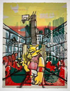 "Reimagined Bulls Test Print 14" by JC Rivera