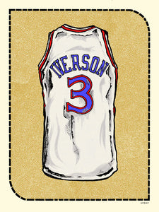 "A. Iverson Jersey" by Zissou Tasseff-Elenkoff