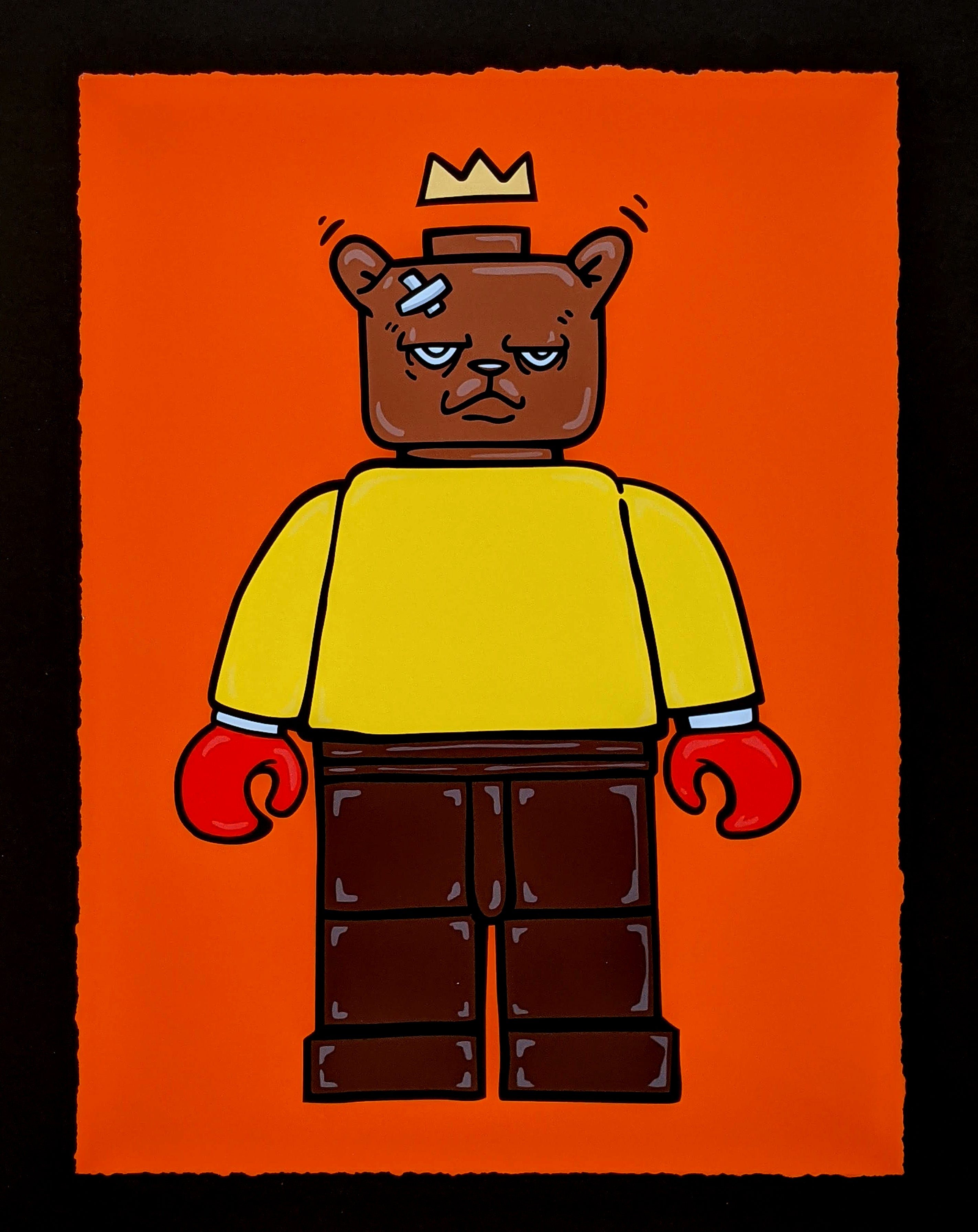 "Bear & Square 10" by JC Rivera