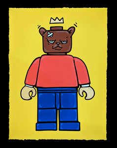 "Bear & Square 18" by JC Rivera