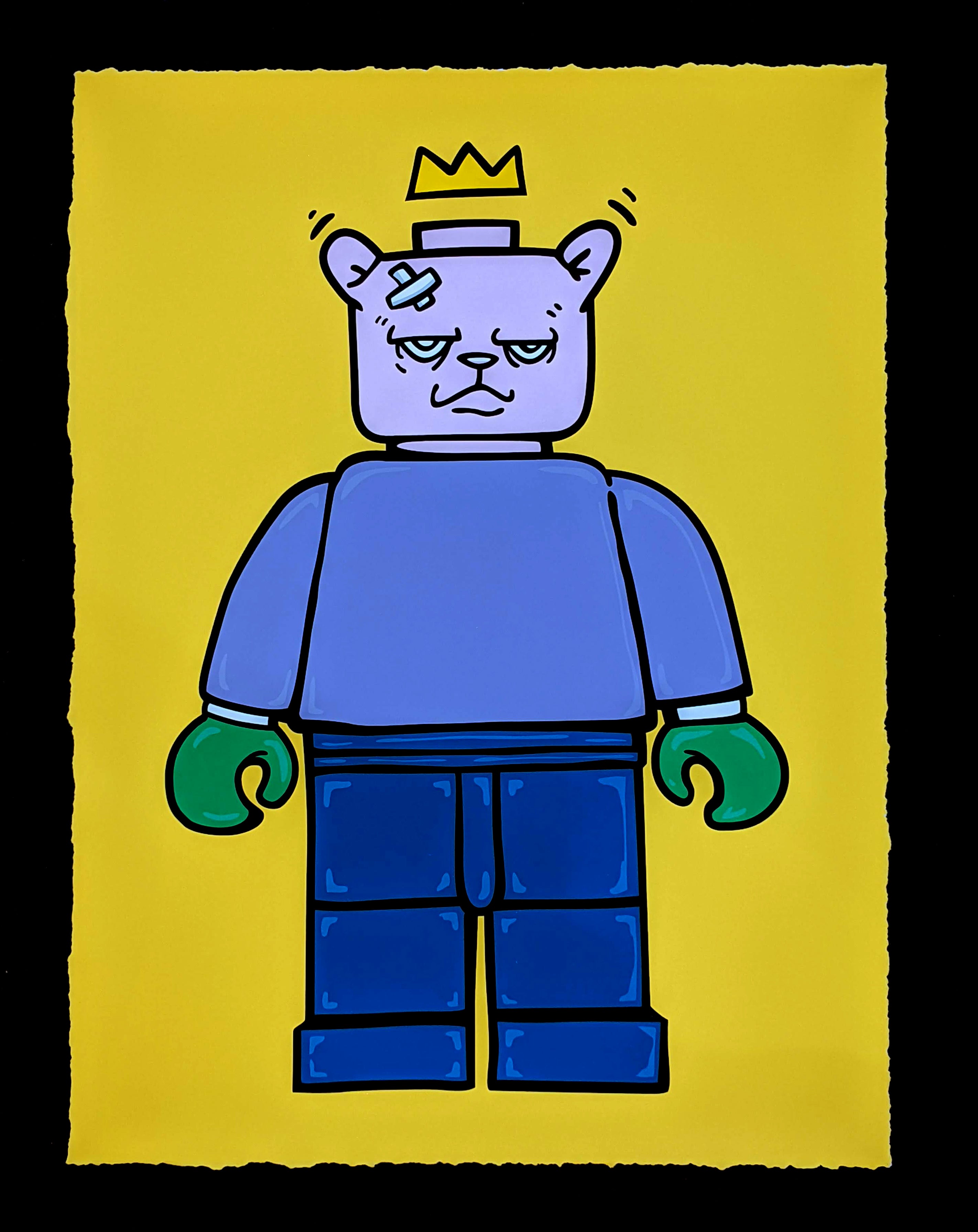 "Bear & Square 19" by JC Rivera