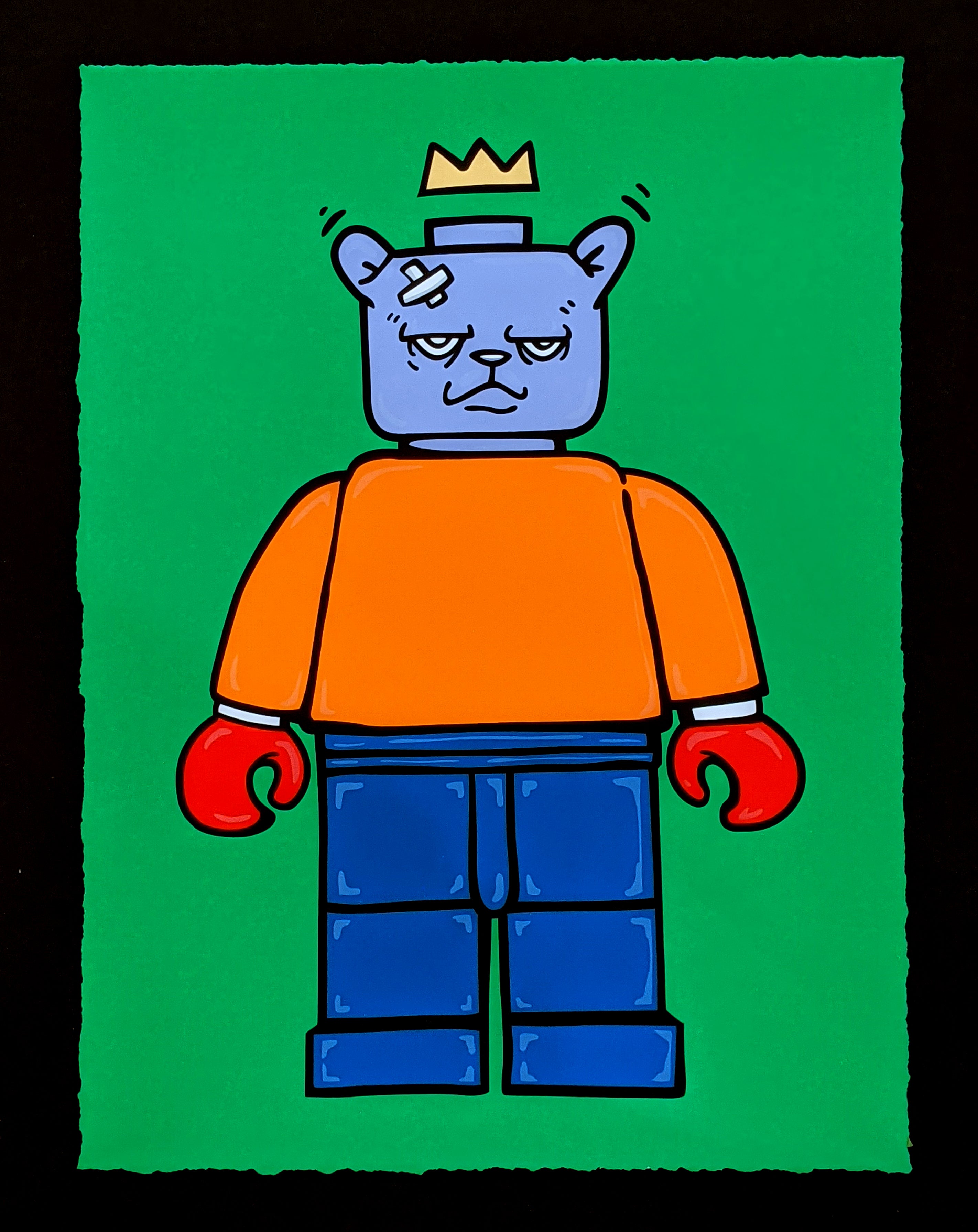"Bear & Square 21" by JC Rivera