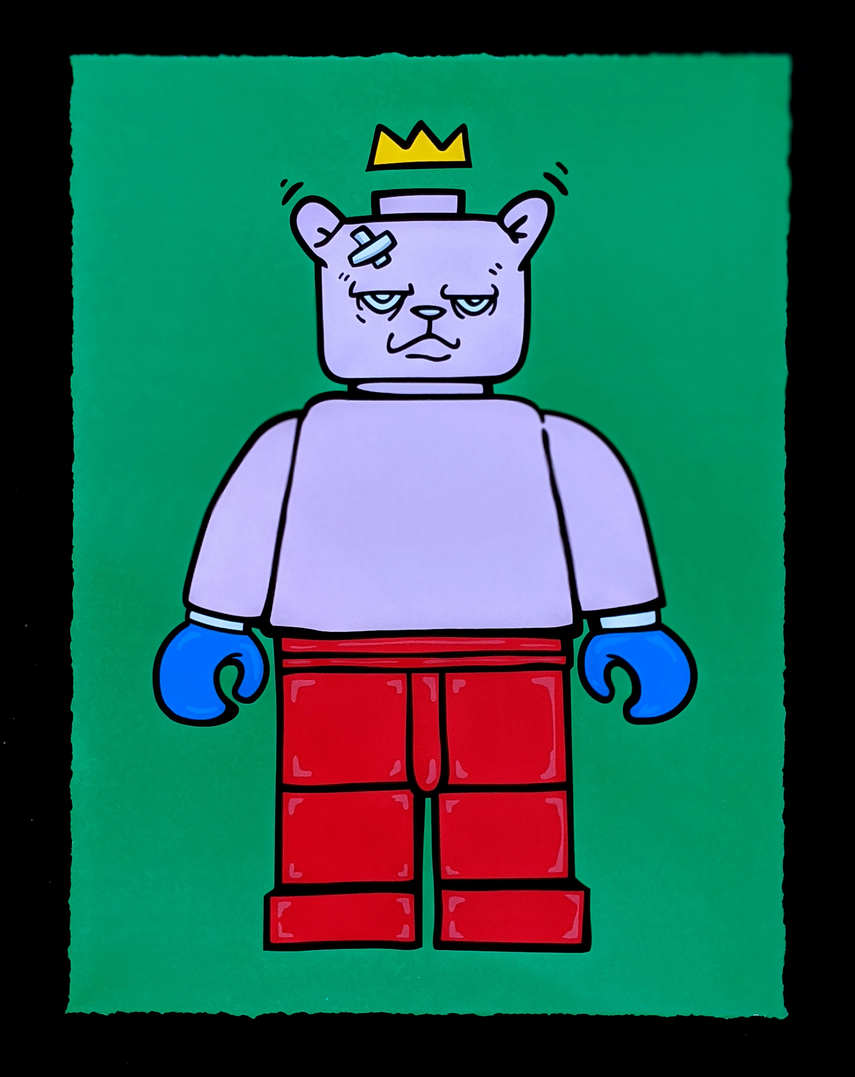 "Bear & Square 22" by JC Rivera