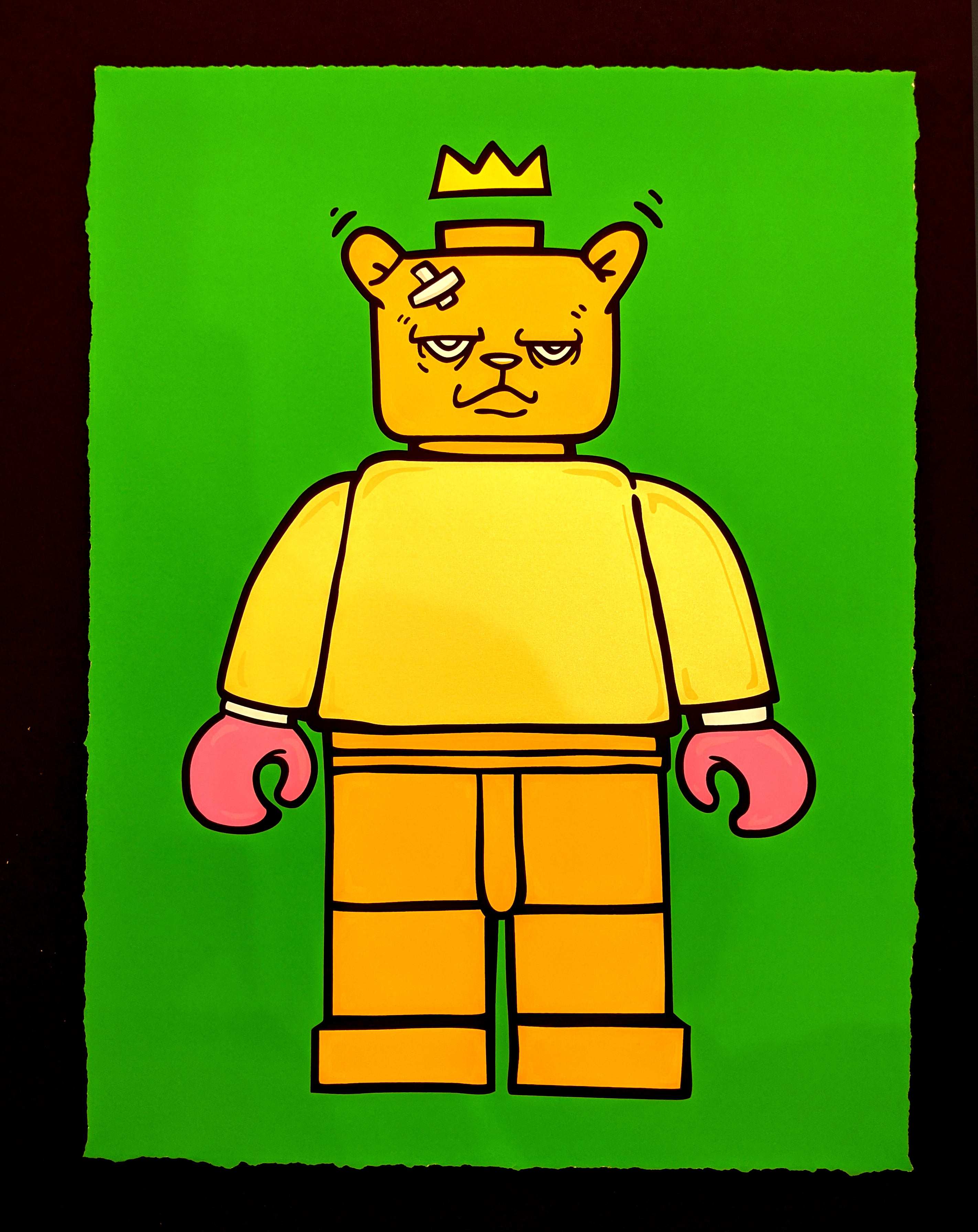 "Bear & Square 24" by JC Rivera
