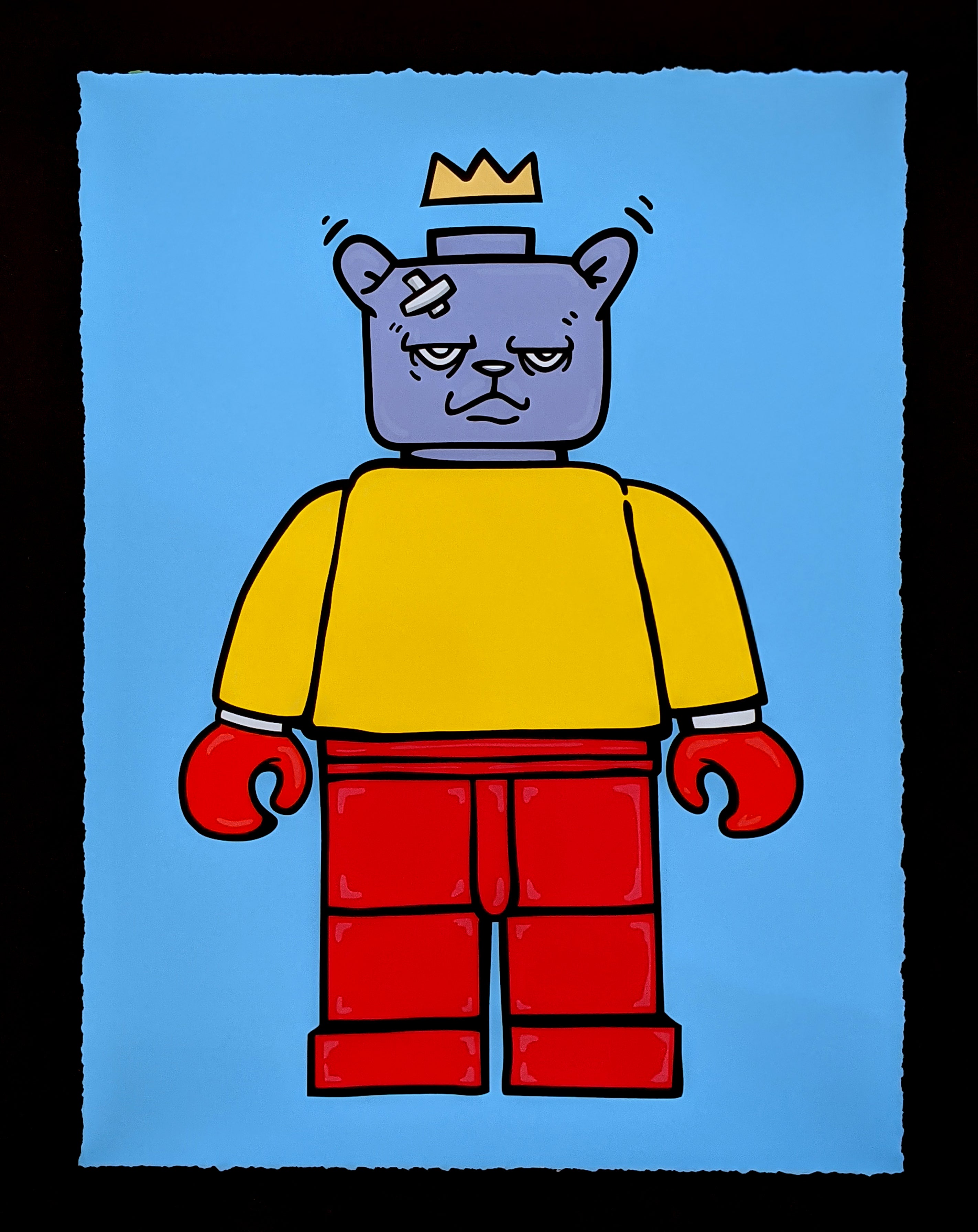 "Bear & Square 26" by JC Rivera