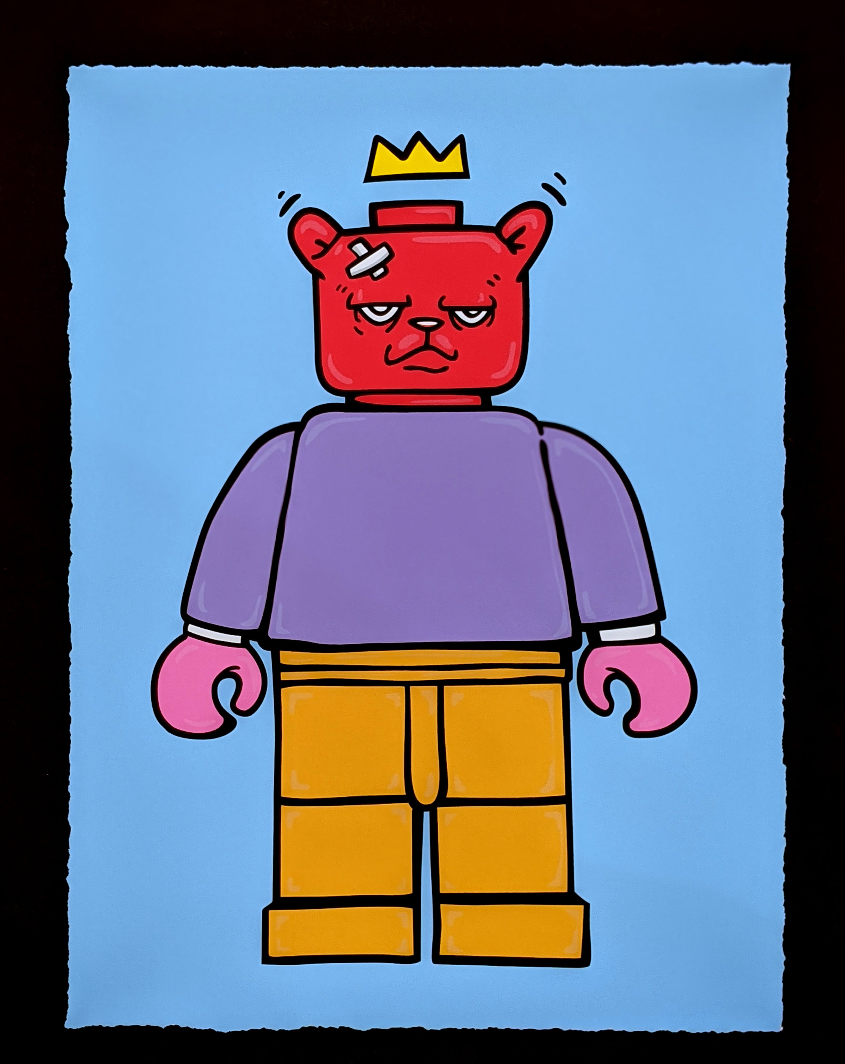 "Bear & Square 28" by JC Rivera