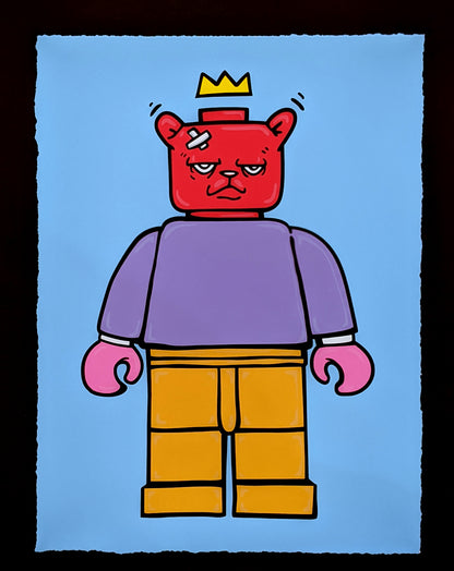 "Bear & Square 28" by JC Rivera