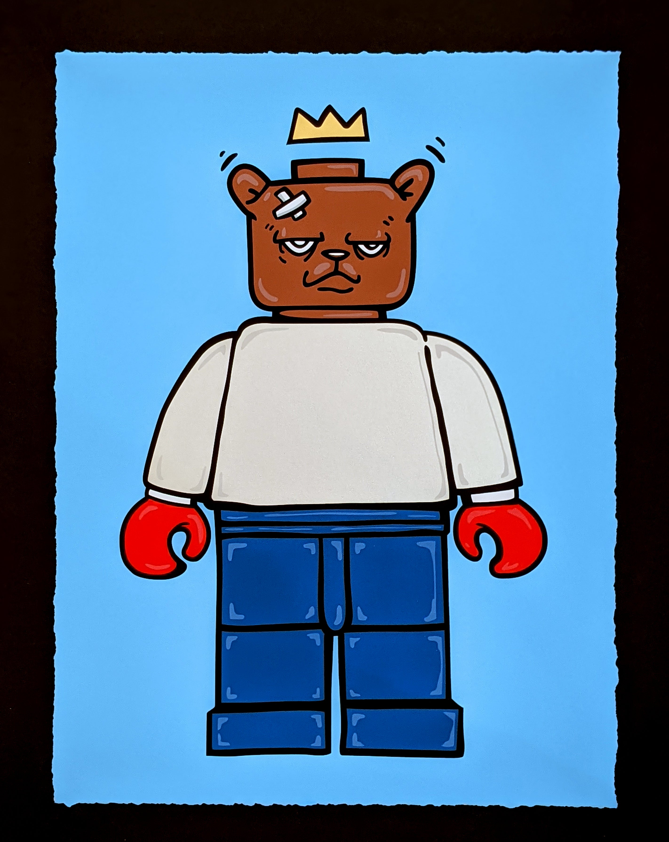 "Bear & Square 29" by JC Rivera