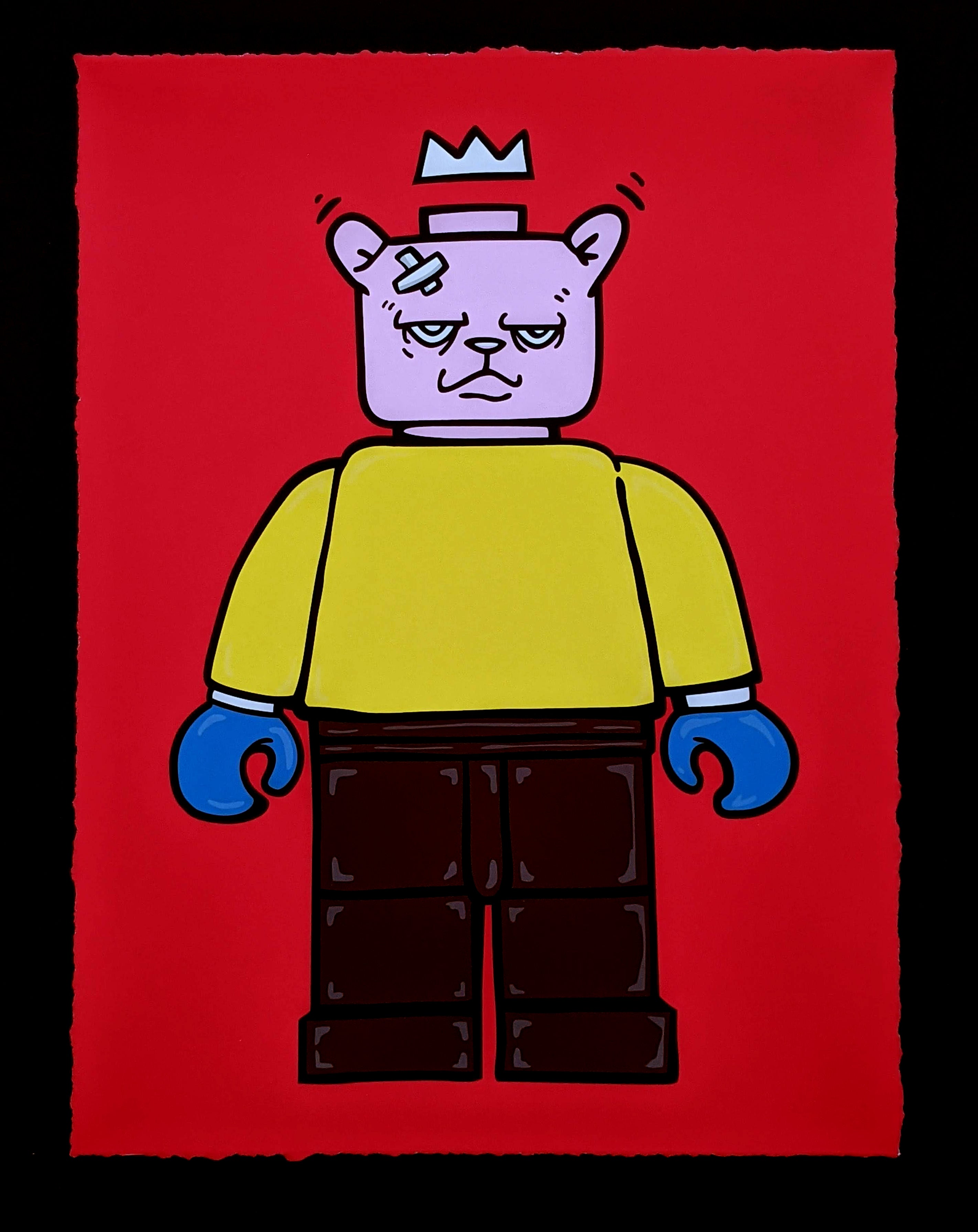 "Bear & Square 4" by JC Rivera