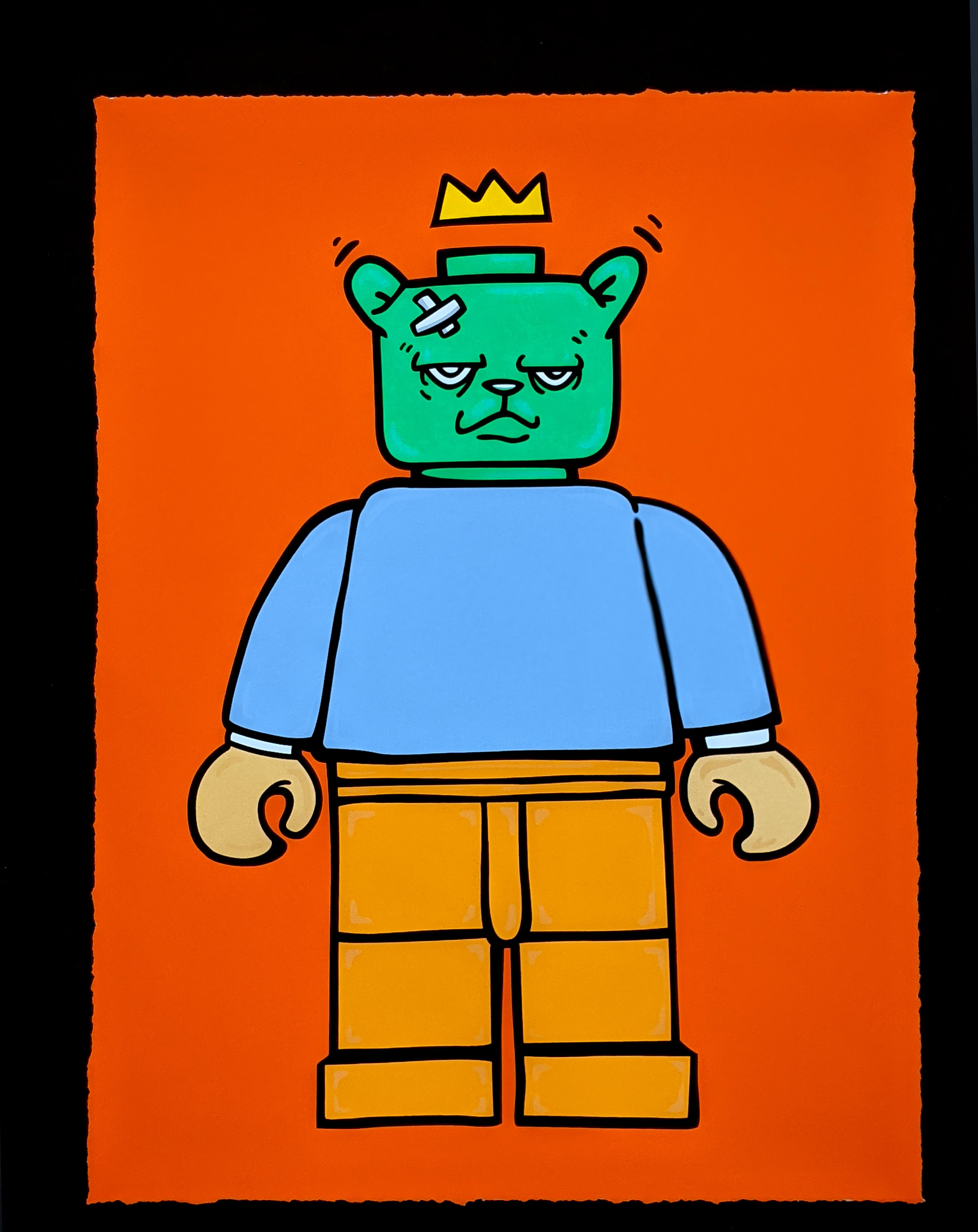 "Bear & Square 9" by JC Rivera