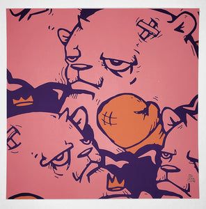 "Light Pink and Orange #5" by JC Rivera