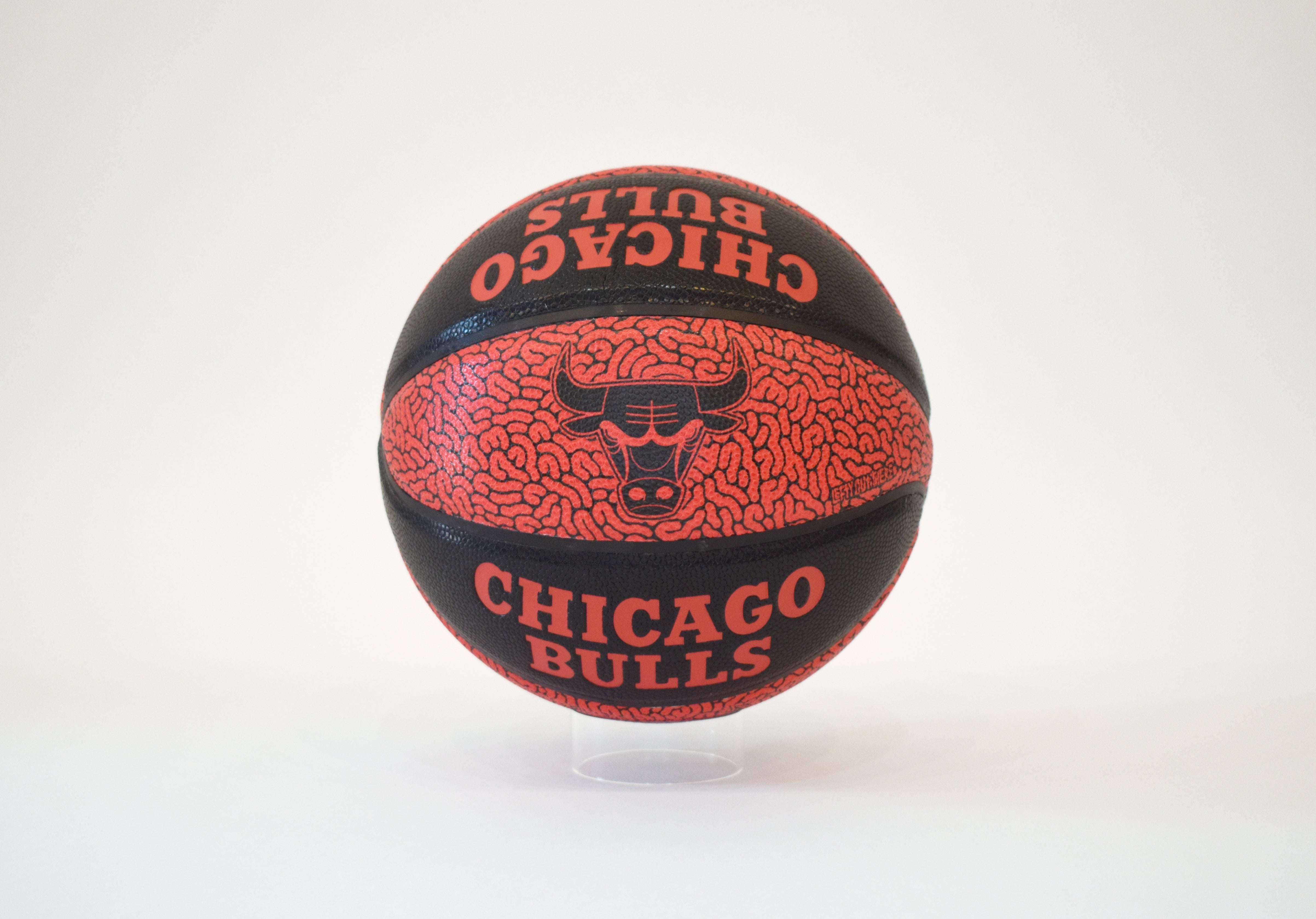 "The Art of the Game Limited Edition Basketball" Red & Black by Lefty Out There