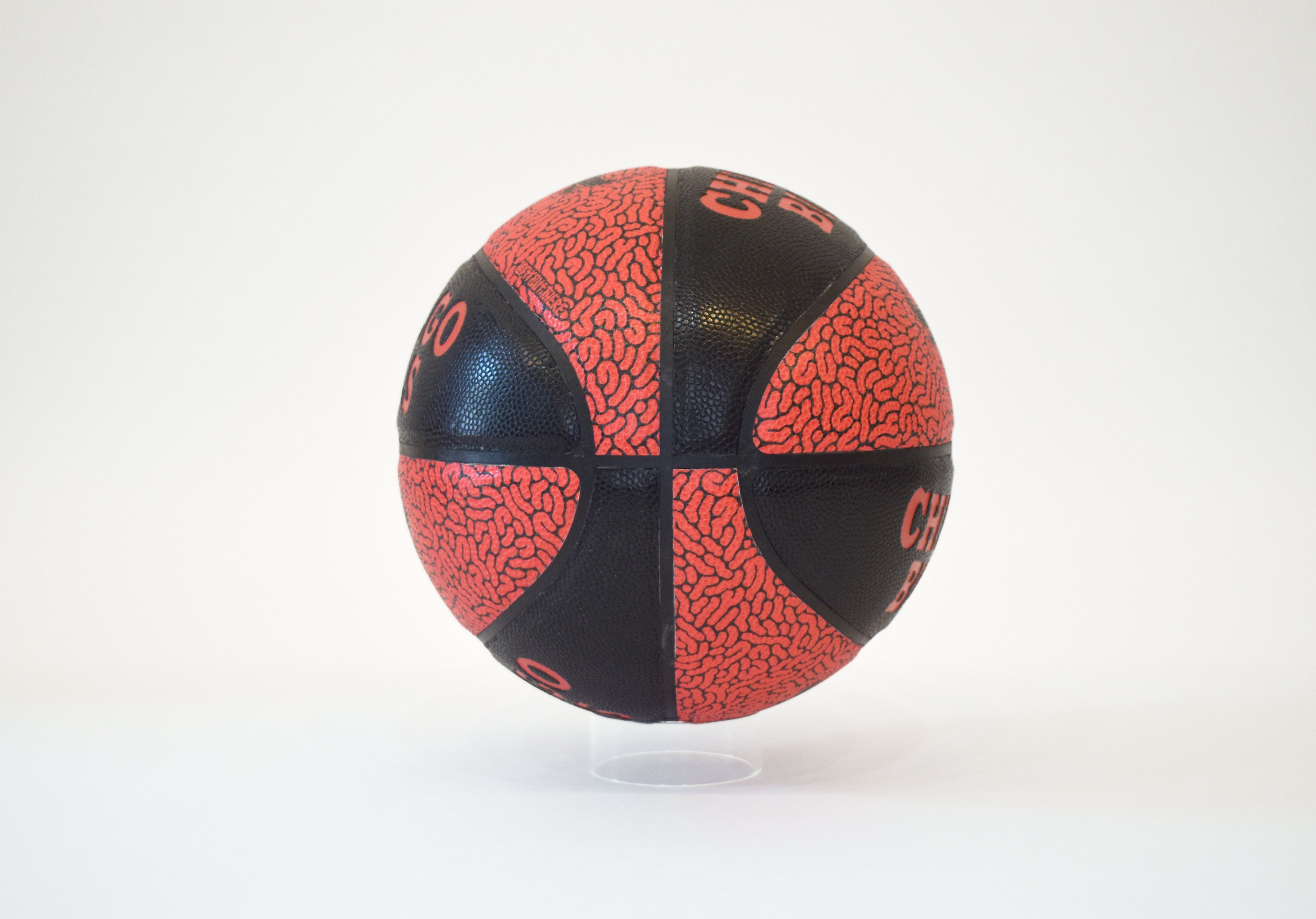 "The Art of the Game Limited Edition Basketball" Red & Black by Lefty Out There