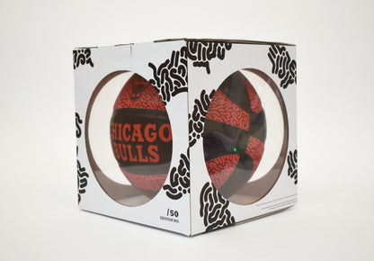 "The Art of the Game Limited Edition Basketball" Red & Black by Lefty Out There