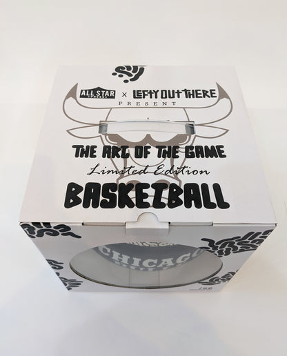 "The Art of the Game Limited Edition Basketball" Black & White by Lefty Out There