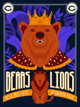 Load image into Gallery viewer, Game 4: &quot;Official Bears Vs. Lions&quot; by Ariel Sinha
