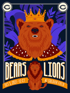 Game 4: "Official Bears Vs. Lions" by Ariel Sinha