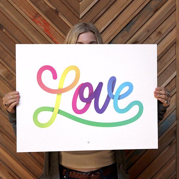 "Love" by Delicious Design League