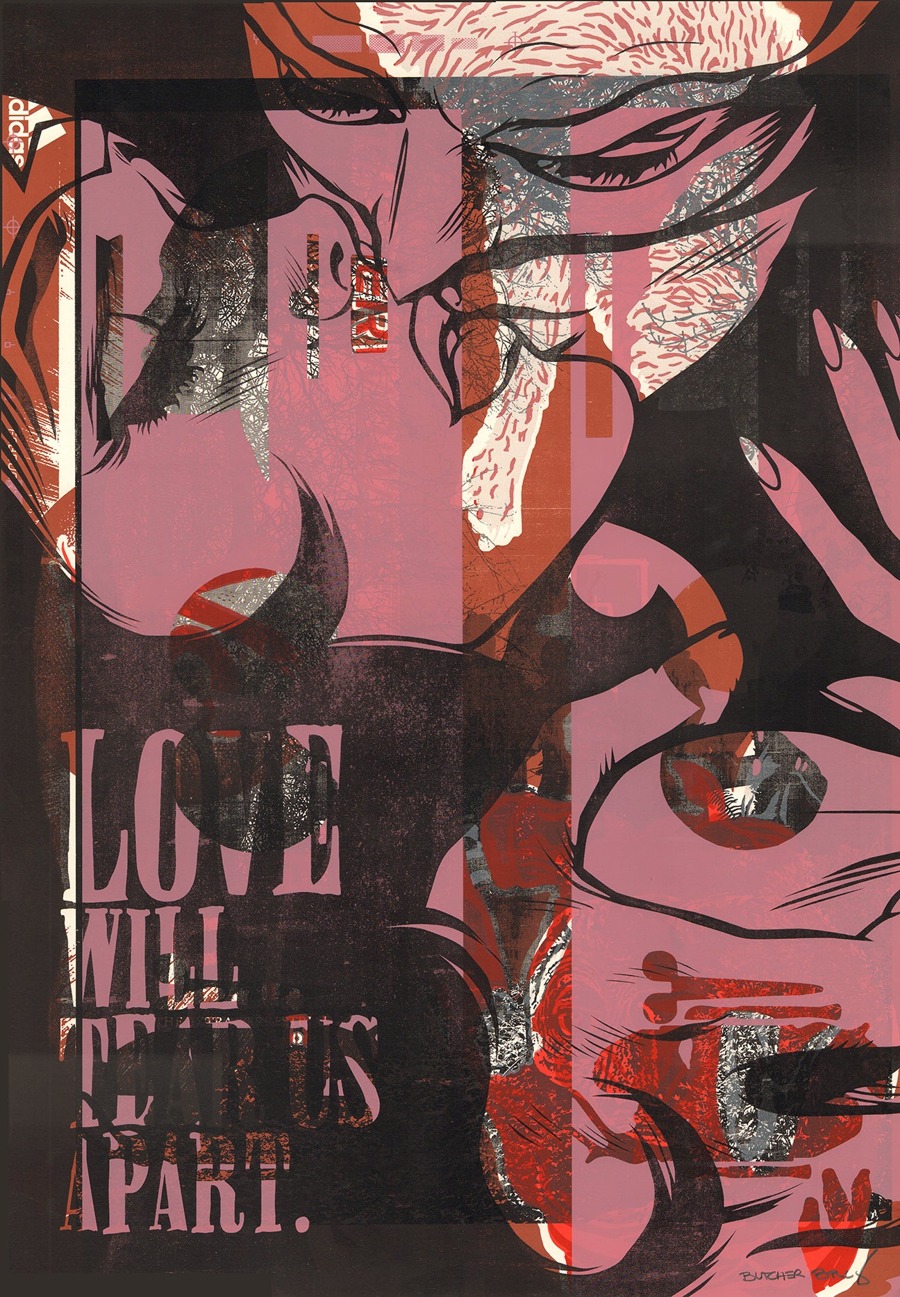 "Love Will Tear Us Apart Variant 4" by Butcher Billy
