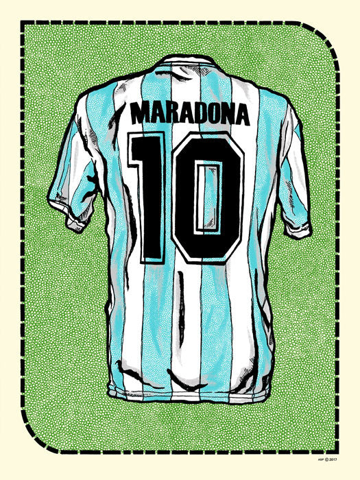 "D. Maradona Jersey" by Zissou Tasseff-Elenkoff