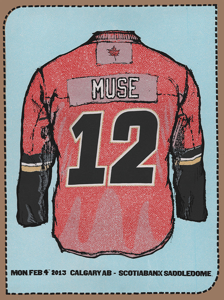 Muse Poster-Calgary 2013