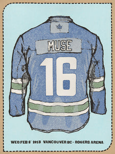 Muse Poster-Vancouver 2013