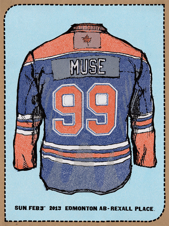 Muse Poster-Edmonton 2013