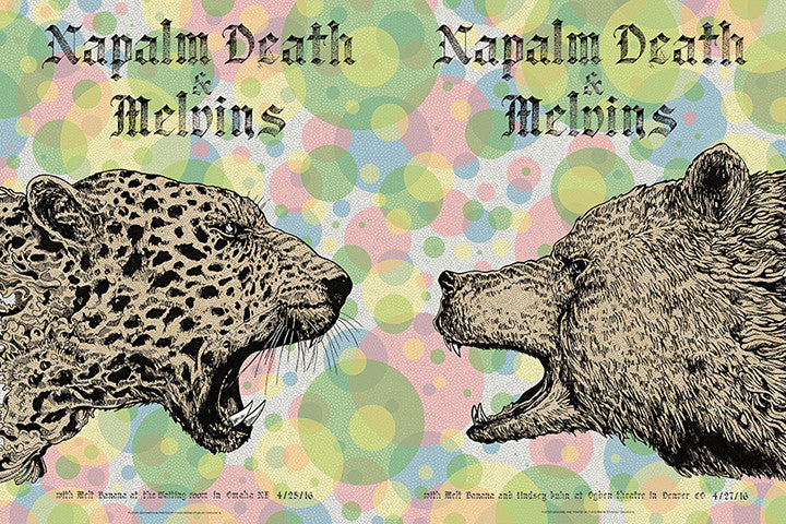 "Napalm Death, Melvins, & Melt Banana Uncut Set 2016" by Zissou Tasseff-Elenkoff