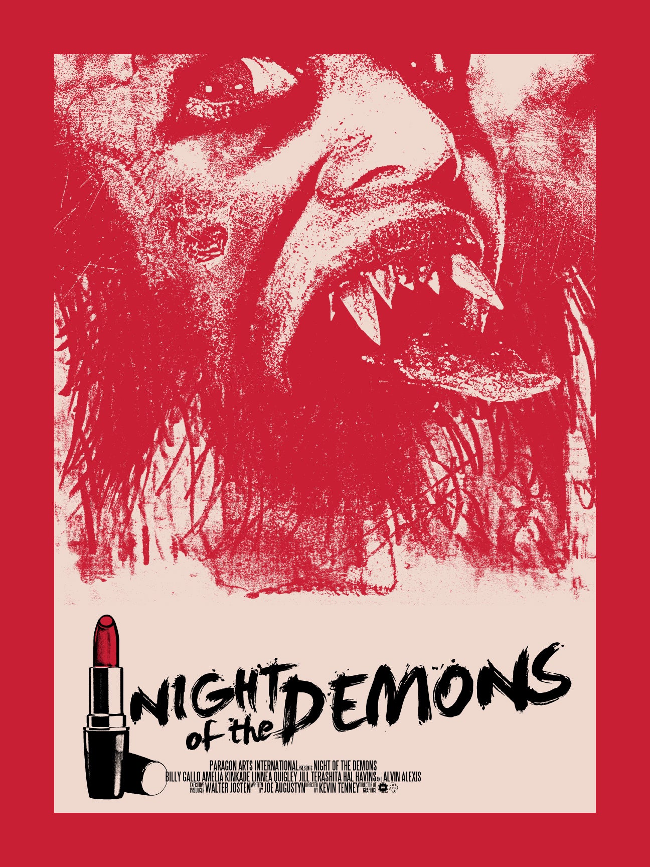 "Night of The Demons (Red Variant)" by Chris Garofalo