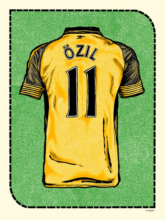 "M. Ozil Jersey" by Zissou Tasseff-Elenkoff
