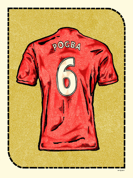 "P. Pogba Jersey" by Zissou Tasseff-Elenkoff