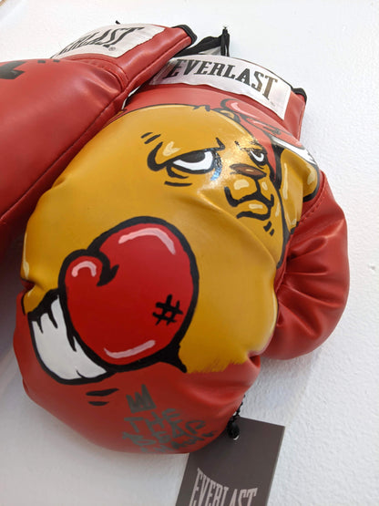 "Roll With the Punches #2" Boxing Gloves by JC Rivera
