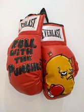 Load image into Gallery viewer, &quot;Roll With the Punches #3&quot; Boxing Gloves by JC Rivera
