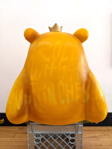 "OG Bear 2 foot Resin Sculpture" by JC Rivera