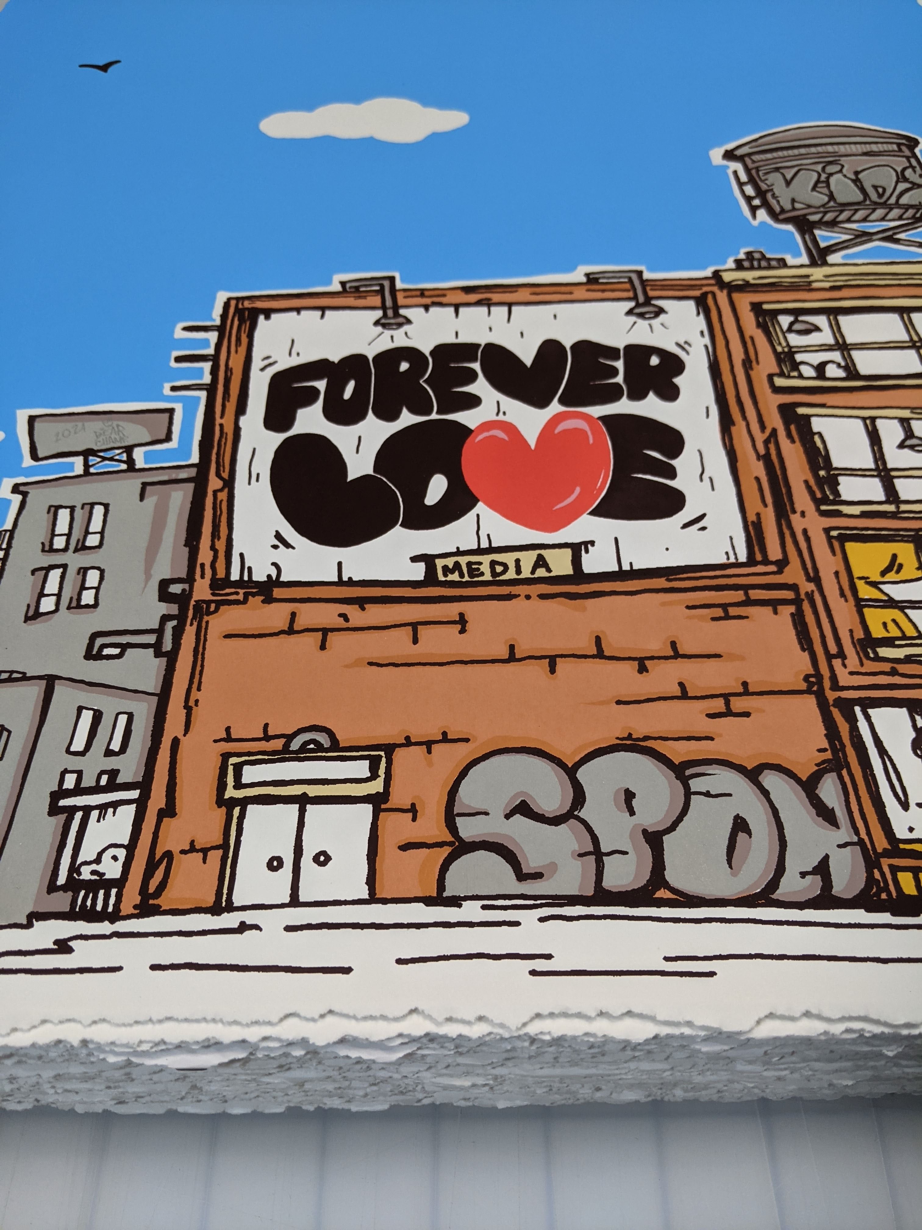 "Forever Love" Hand Embellished variant by JC Rivera